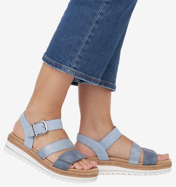 REMONTE Strap Sandals in Blue