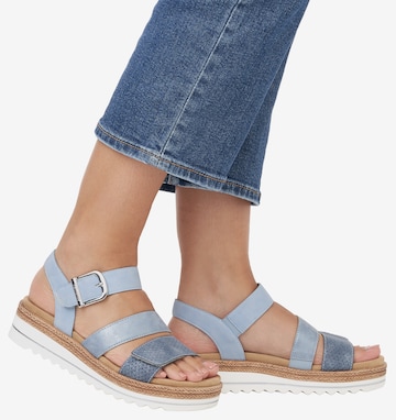 REMONTE Strap Sandals in Blue
