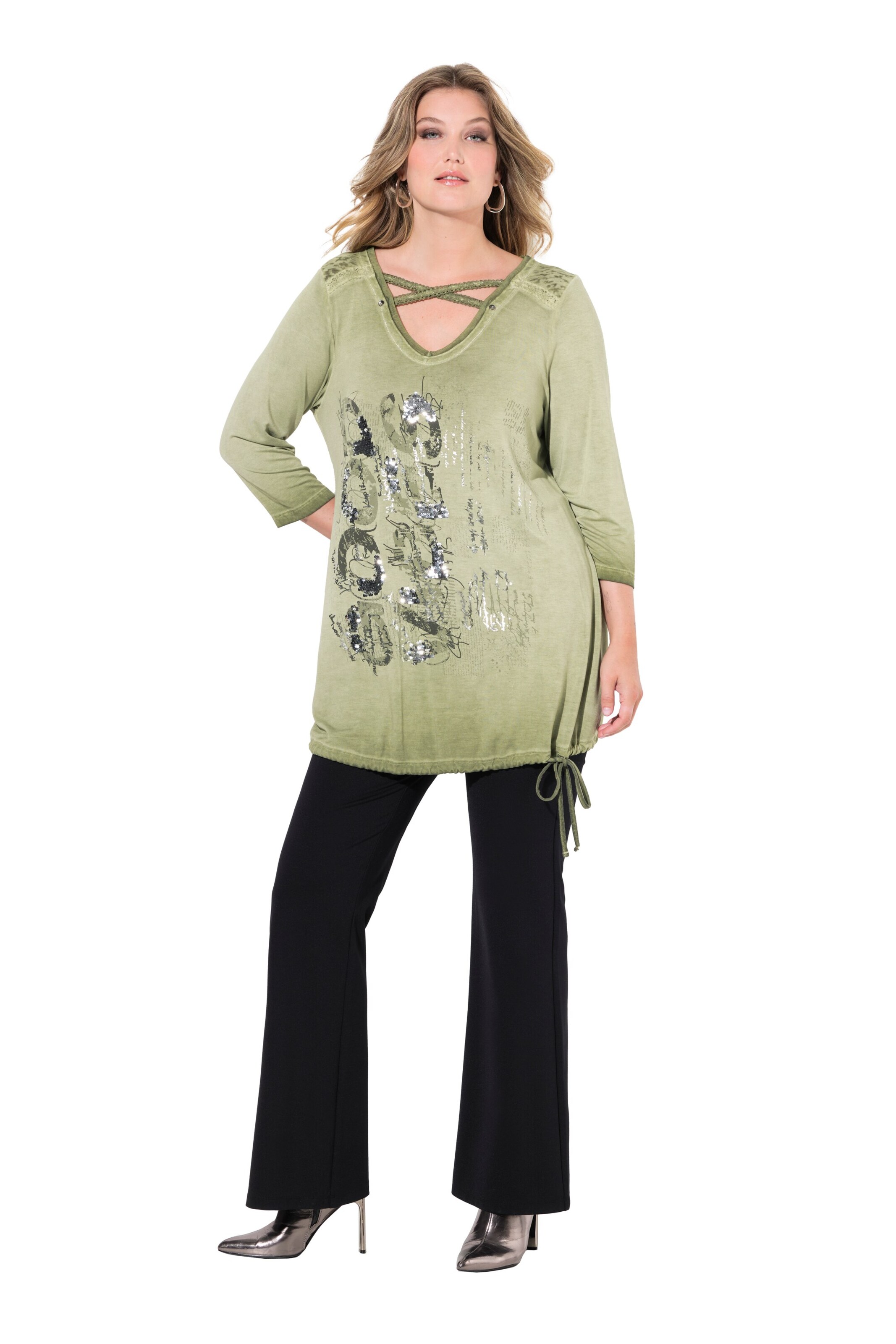 MIAMODA Shirt in Green: front