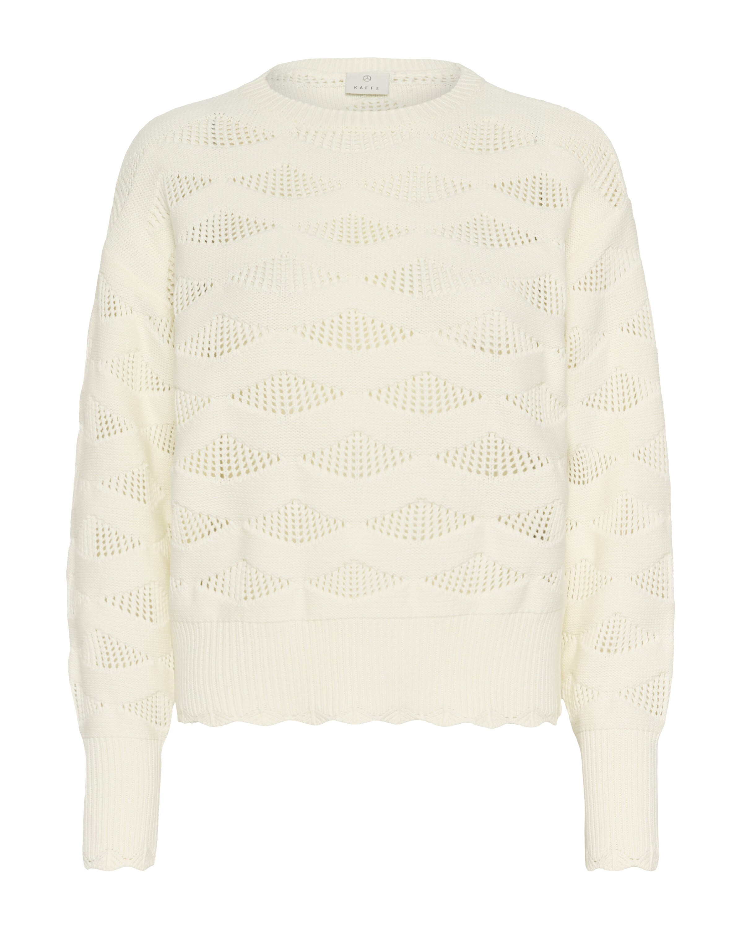 Kaffe Pullover in Weiß: Vorderseite