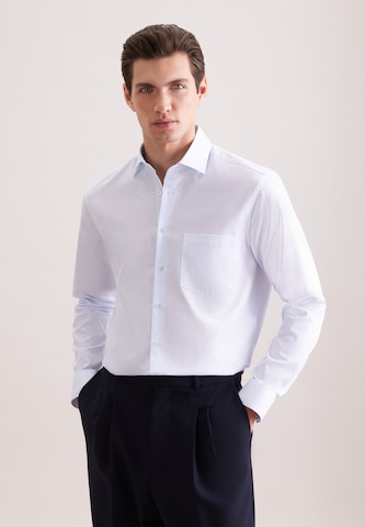 Fit confort Chemise business SEIDENSTICKER en bleu : devant