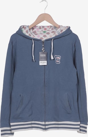 PUSSY DELUXE Sweatshirt & Zip-Up Hoodie in L in Blue: front