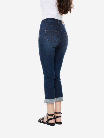 KOROSHI Slimfit Jeans i blå