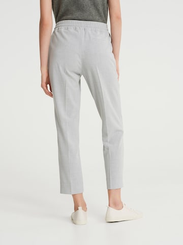 OPUS Regular Pleat-front trousers 'Melosa' in Grey