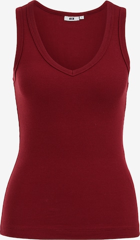 Top di WE Fashion in rosso: frontale