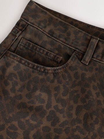 Barrel Jean Next en marron