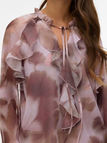 VERO MODA Bluse 'VMSabrina' i lilla
