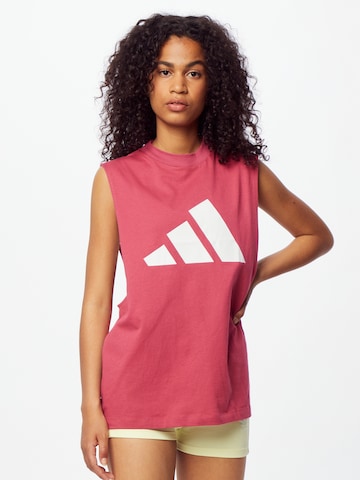 Skinny Haut de sport ADIDAS SPORTSWEAR en rose : devant