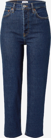 RE/DONE Regular Jeans '70S STOVE PIPE' in Blauw: voorkant