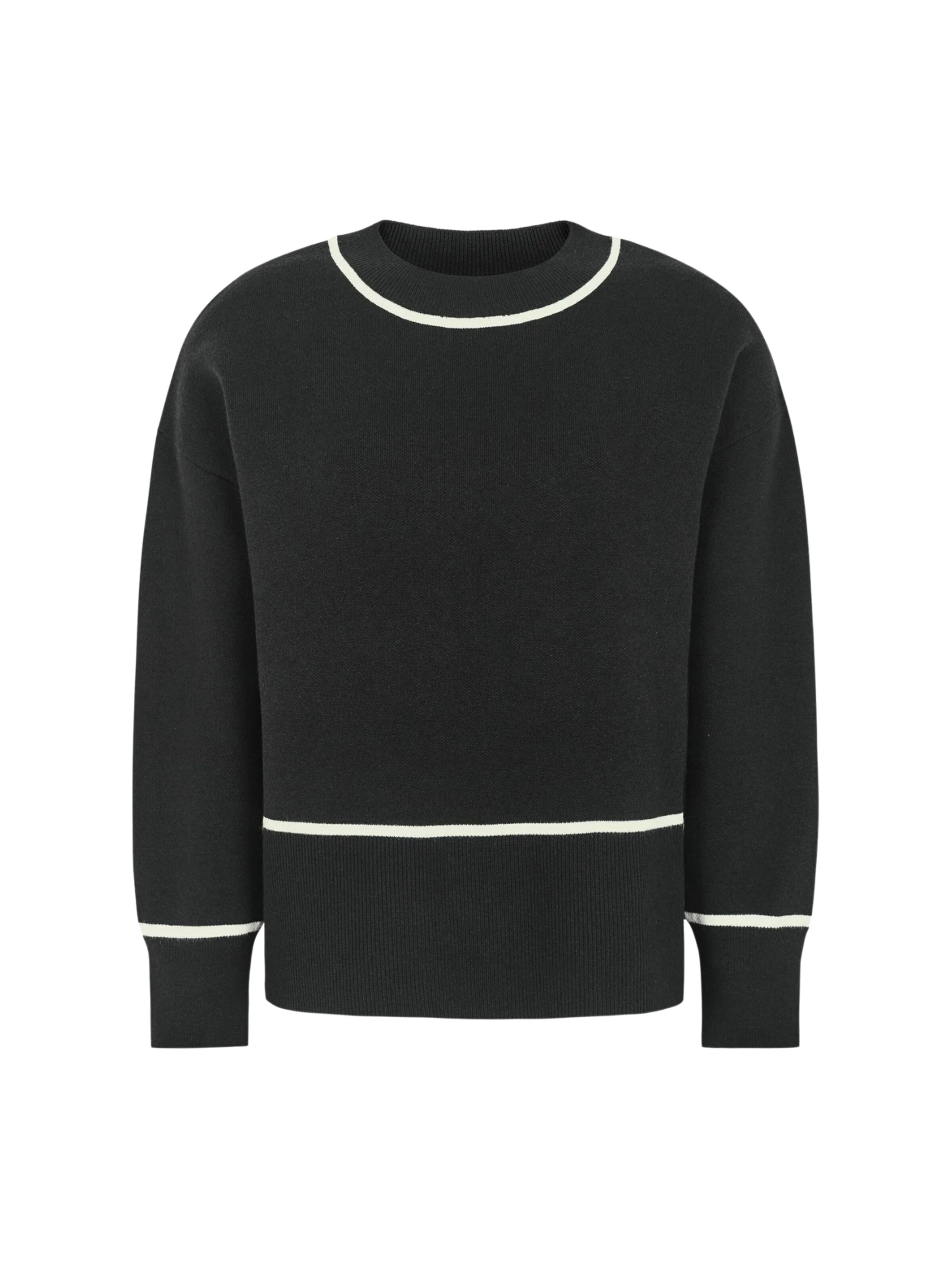 Soft Rebels Pullover 'SRFlora' i sort: forside