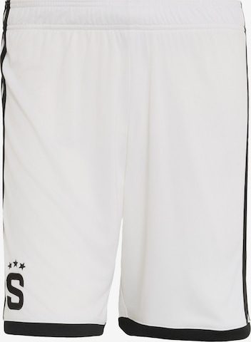 ADIDAS PERFORMANCE Regular Sports trousers 'Paris FC 26/27' in White: front