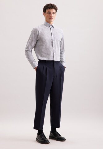 Fit confort Chemise business 'Schwarze Rose' SEIDENSTICKER en bleu