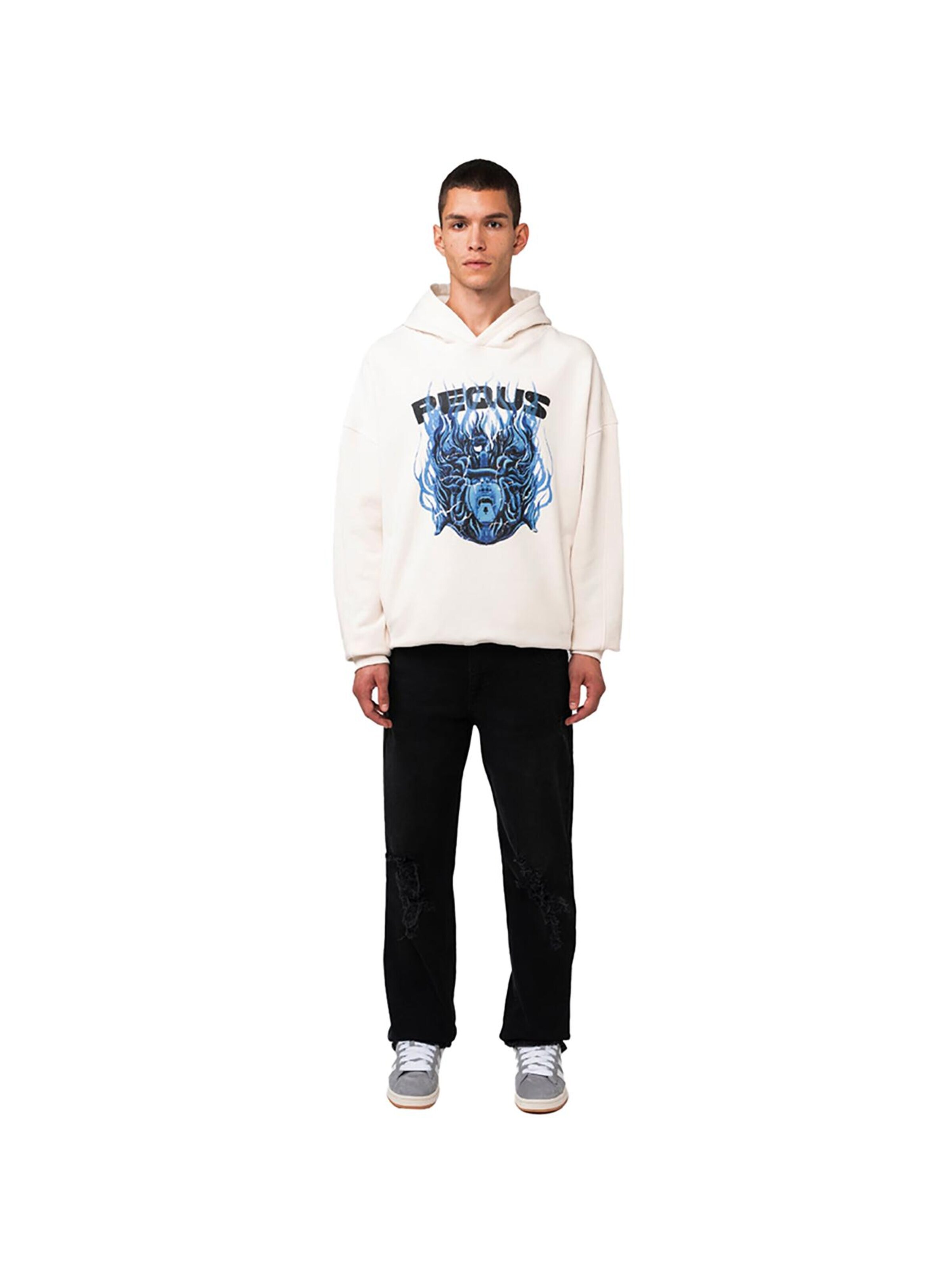 Pequs Sweatshirt 'Medusa' in Beige