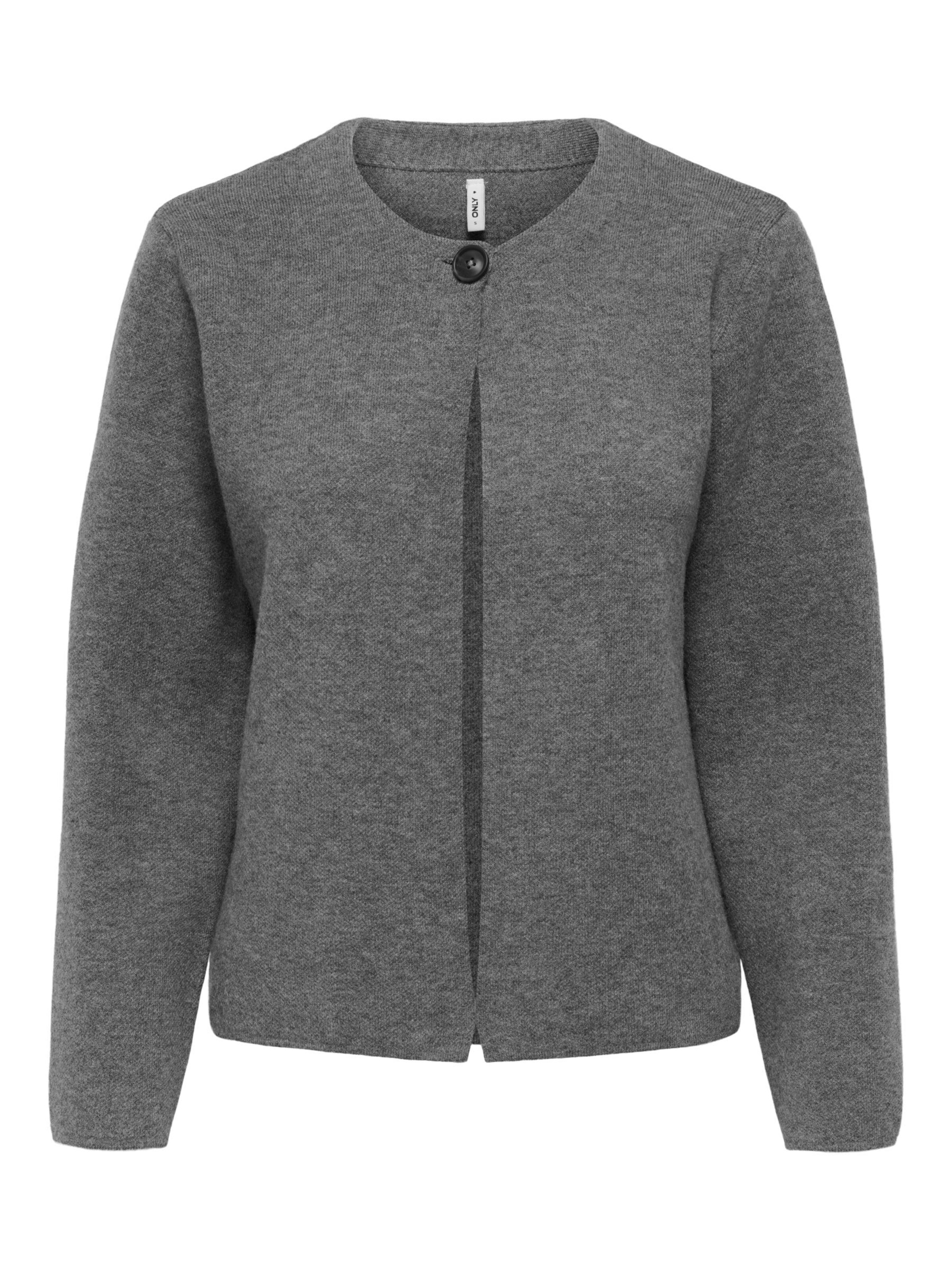 Cardigan 'ONLAnneli' ONLY en gris : devant
