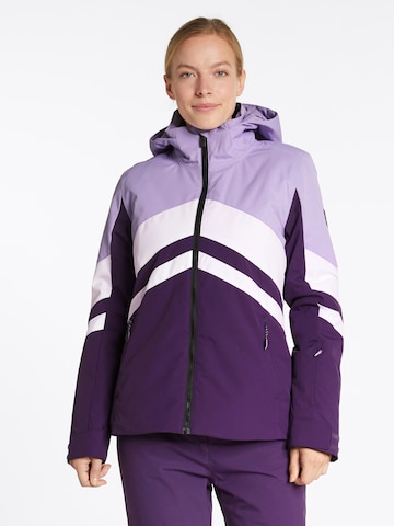 ZIENER Athletic Jacket 'TELIA' in Purple: front
