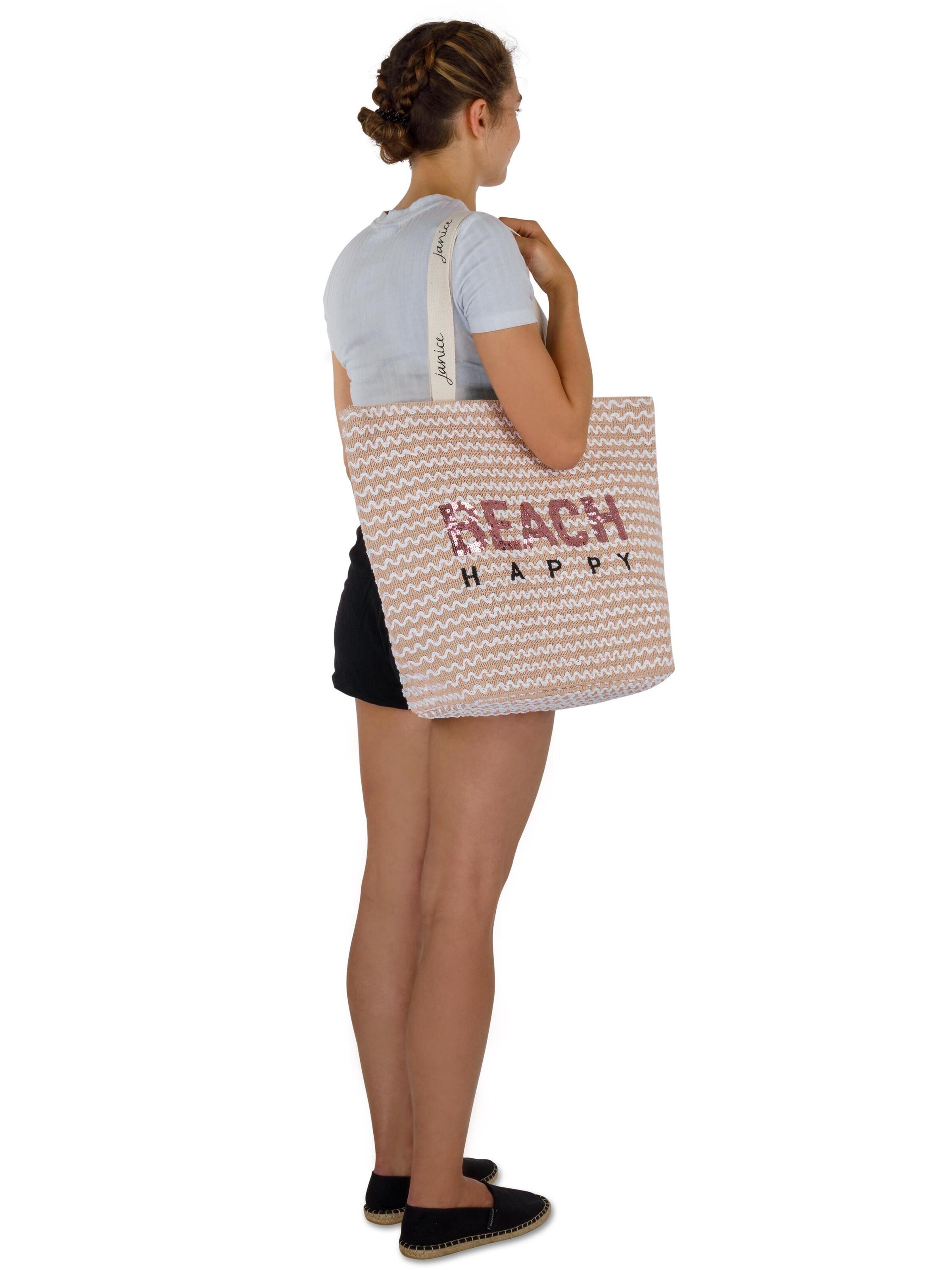 normani Beach bag 'Meeru' in Pink