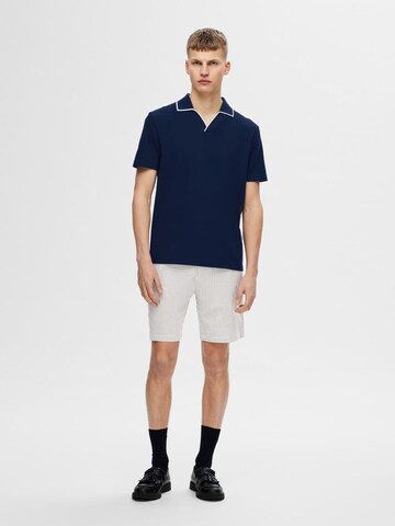 SELECTED HOMME - Camisa 'ADLEY' em azul