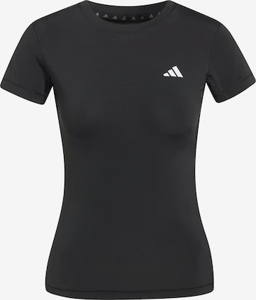 juoda ADIDAS PERFORMANCE Marškinėliai 'PWR ESS': priekis