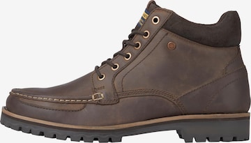 JACK & JONES Lace-Up Boots in Brown: front
