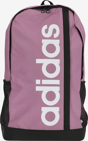 ADIDAS ORIGINALS Backpack 'Linear' in Purple: front