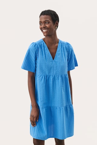 Part Two Kleid 'PamiaPW' in Blau: Vorderseite