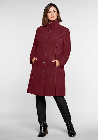 Manteau mi-saison SHEEGO en rouge : devant