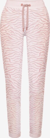 Effilé Pantalon LASCANA en rose : devant