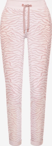LASCANA Конический (Tapered) Штаны в Ярко-розовый: спереди
