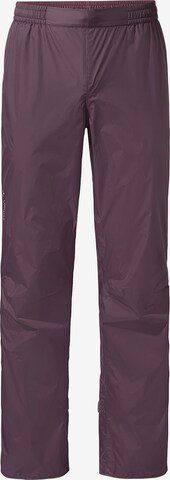 VAUDE Regular Outdoorbroek 'W Drop P II' in Lila: voorkant