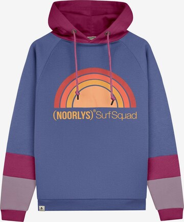 NOORLYS Sweatshirt 'TÜÜTJE' in Purple: front