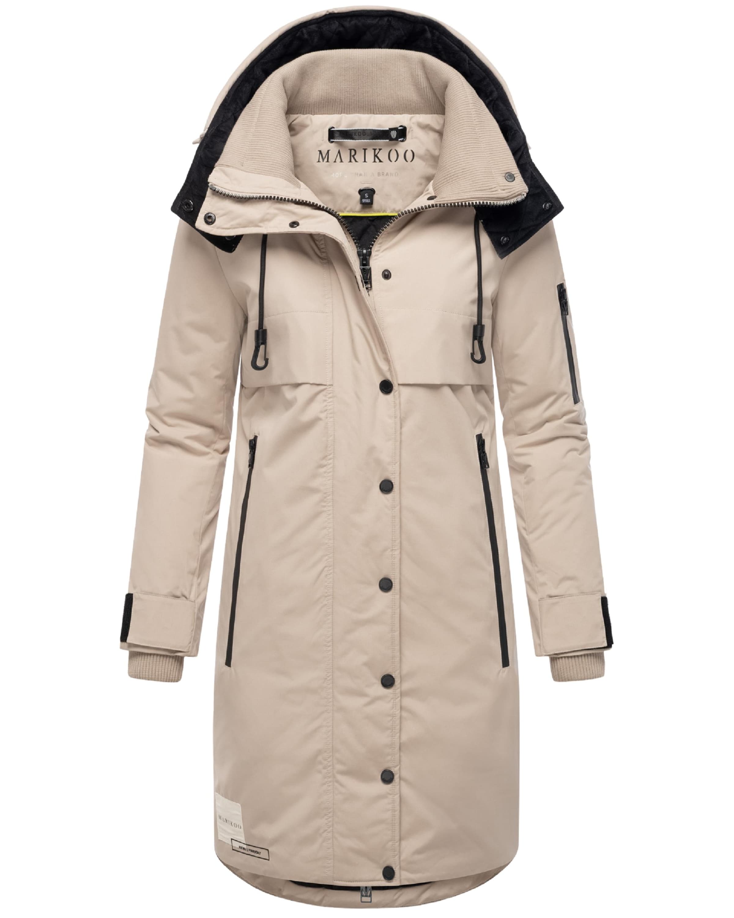 MARIKOO Χειμερινό παλτό &#x27;Anoukaa 16&#x27; σε μπεζ: μπροστά