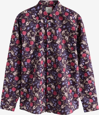 Next Košulja u tamno plava / maslinasta / ljubičasto crvena / ljubičasta, Pregled proizvoda