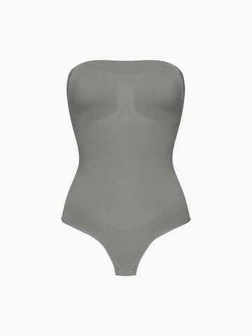 Body modellante 'Trägerloser Bodysuit Sculpting Shapewear mit String' di cfab (formerly creamy fabrics) in grigio