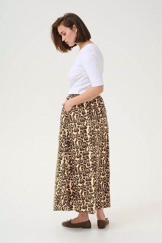 Kaffe Юбка 'Leopra' в Коричневый