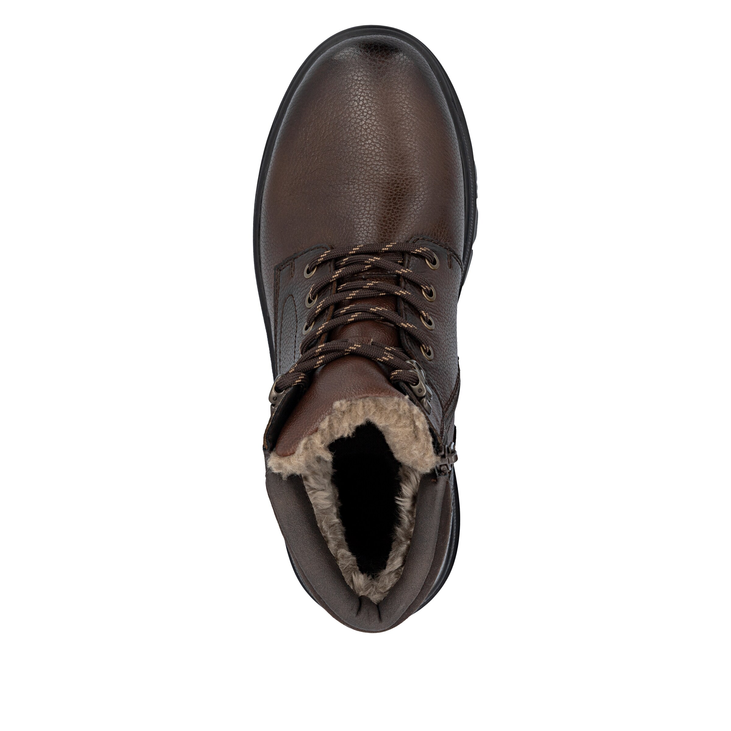 Rieker Lace-Up Boots in Brown