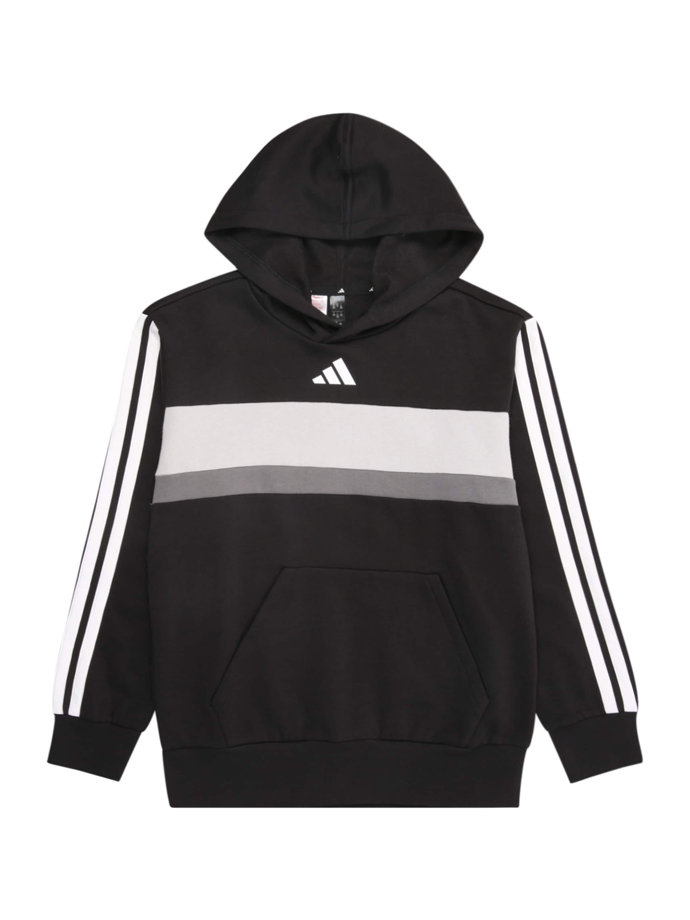 ADIDAS SPORTSWEAR Спортен суитшърт в черно: отпред