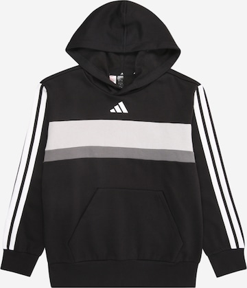 juoda ADIDAS SPORTSWEAR Sportinio tipo megztinis: priekis