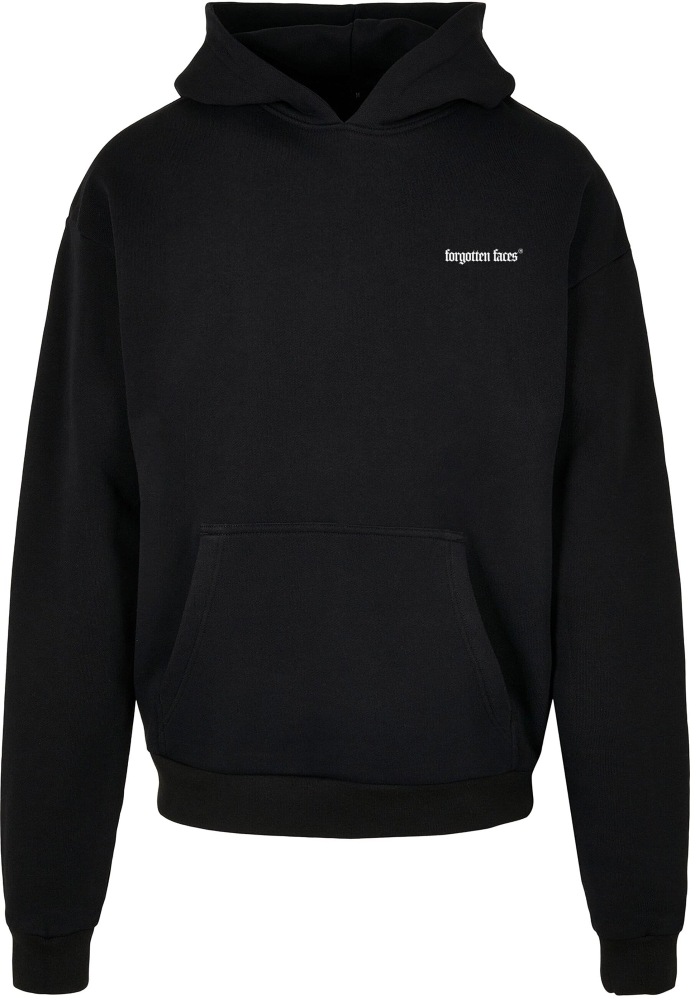 Forgotten Faces Sweatshirt in Black: front