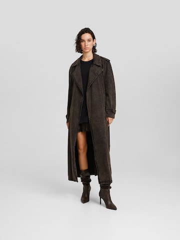 Manteau mi-saison Bershka en marron