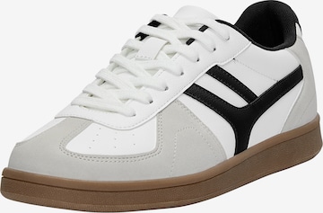 Pull&Bear Trampki niskie w kolorze biały: przód