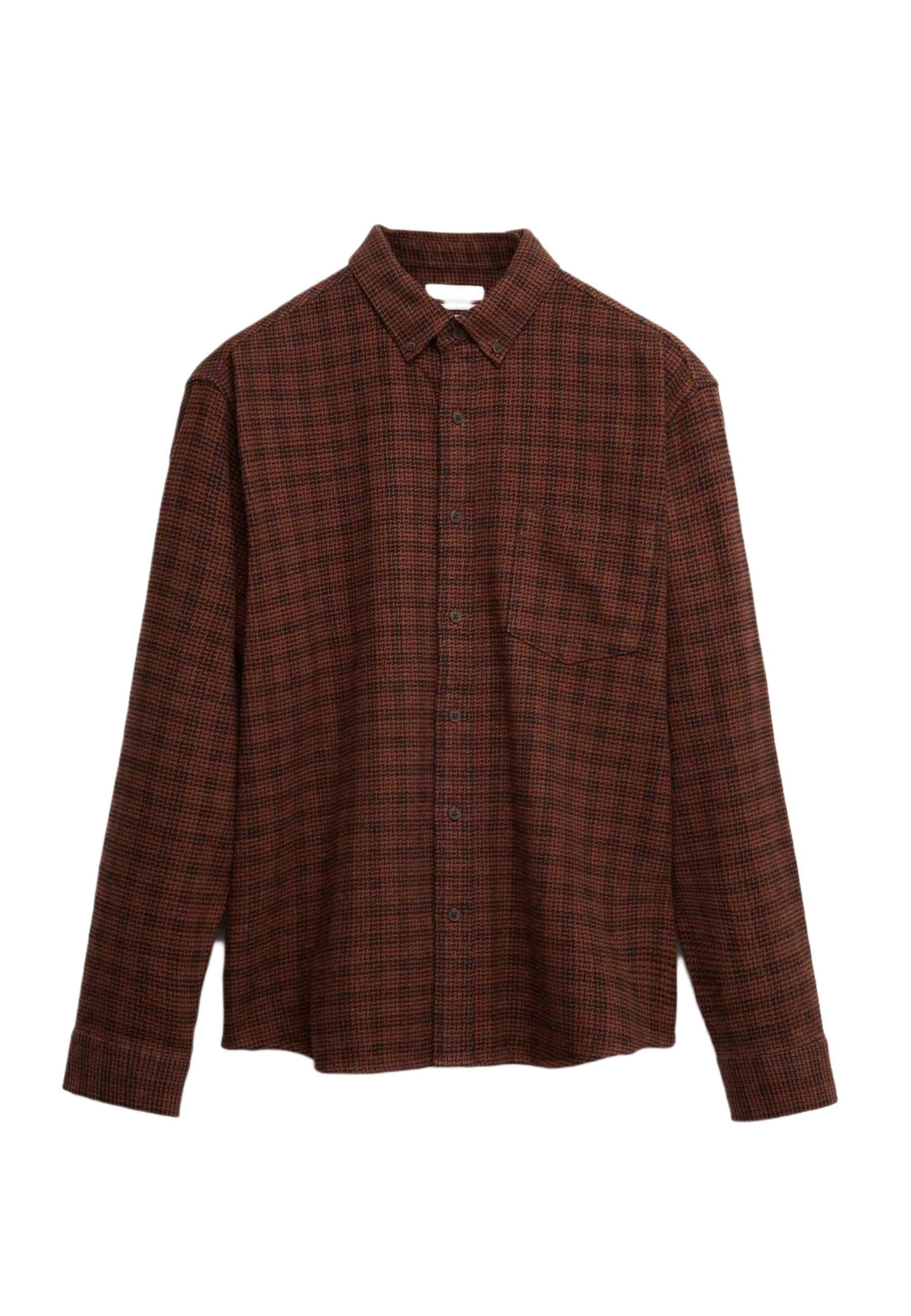 Coupe regular Chemise Marks & Spencer en rouge : devant