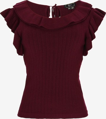 faina - Pullover em vermelho: frente