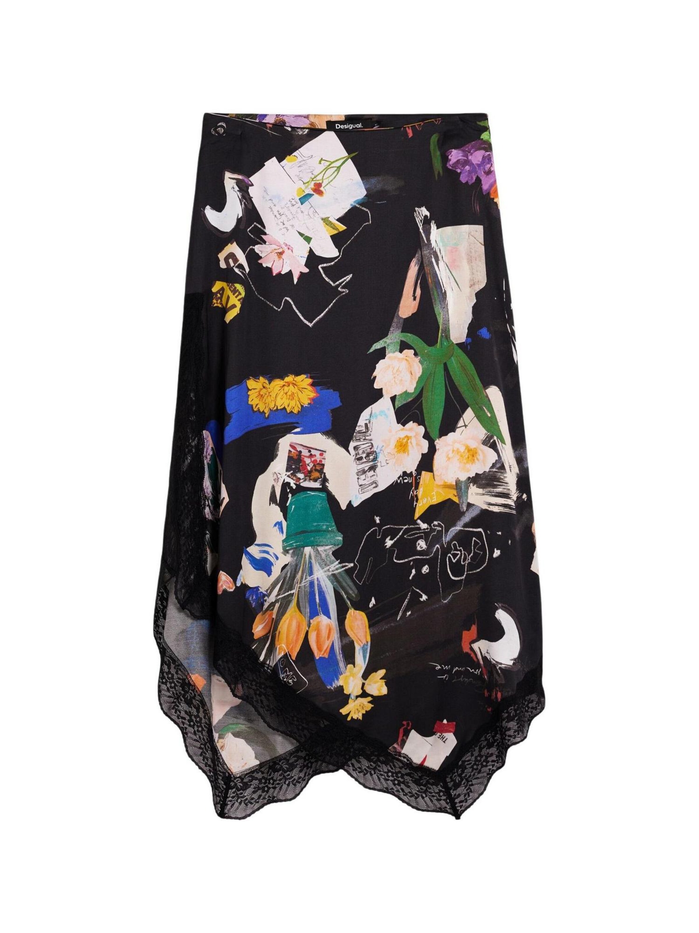 Gonna 'FAL_VENT_ARTY 26SWFW03' di Desigual in nero