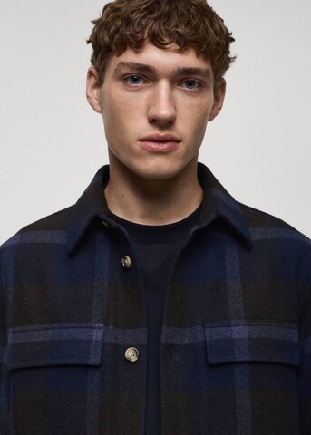 MANGO MAN Regular Fit Hemd 'Chelsea' in Blau