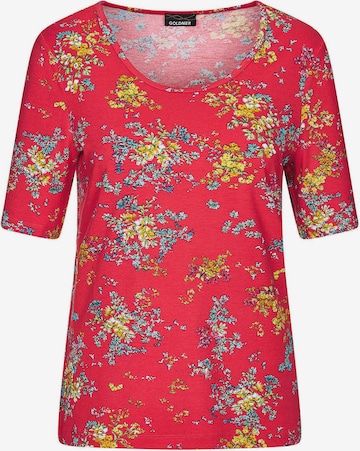 T-shirt Goldner en rouge : devant
