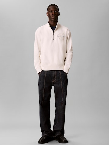 Sweat-shirt Calvin Klein Jeans en beige