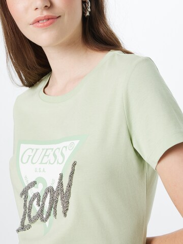 GUESS Majica | zelena barva