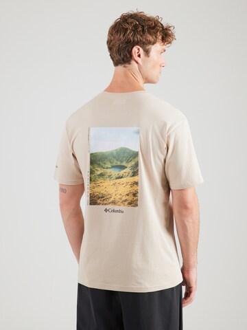 COLUMBIA Funkční tričko 'Hike Society™' – šedá: přední strana