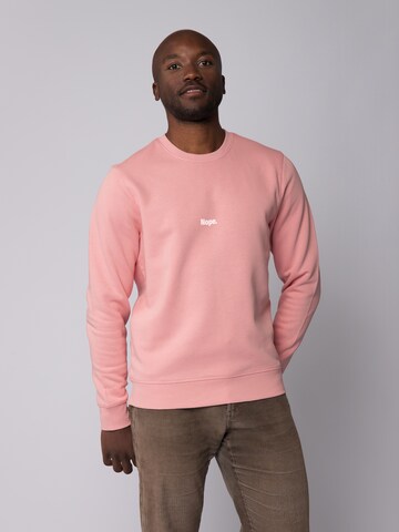 Felpa ' Nope ' di Watapparel in rosa: frontale