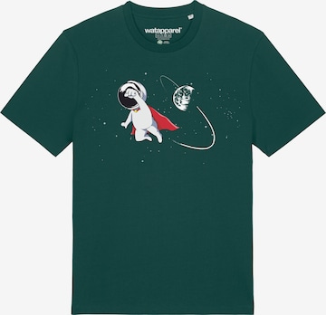 T-Shirt ' Superastronaut ' Watapparel en vert : devant